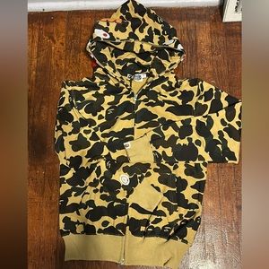 Bape Hoodie tan